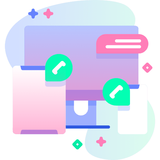 Social media communications connector social media icon Social media communications connector social media icon