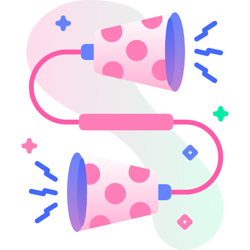 Tin can kid and baby physics tin can icon Tin can kid and baby physics tin can icon