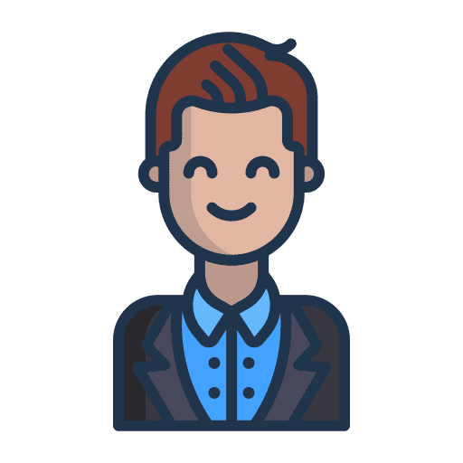 Man suit people male icon