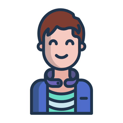 Man boy user student icon Man boy user student icon