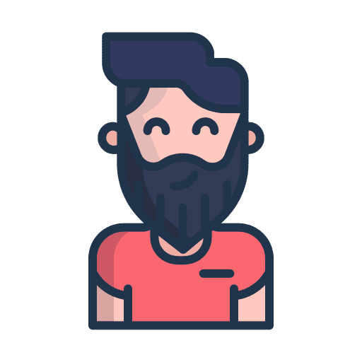 Man person avatar beard icon Man person avatar beard icon