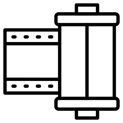 Film reel cinema movie entertainment icon