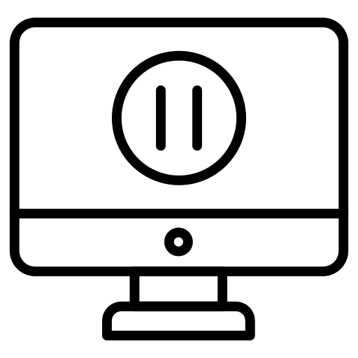 Pause button player pause button movie icon Pause button player pause button movie icon