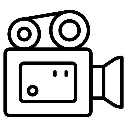 Video camera film cinema movie icon