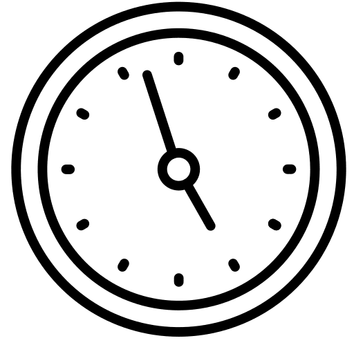 Clock watch clock time and date icon Clock watch clock time and date icon