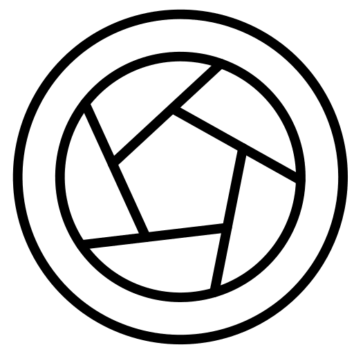 Lens camera electronics device icon Lens camera electronics device icon