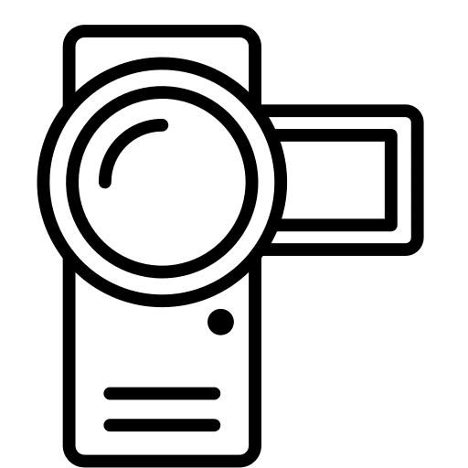 Movie technology recorder electronics icon Movie technology recorder electronics icon