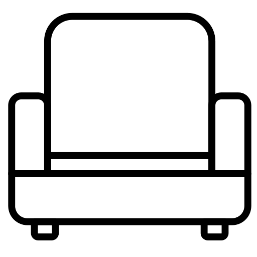 Sofa seating living room couch icon Sofa seating living room couch icon