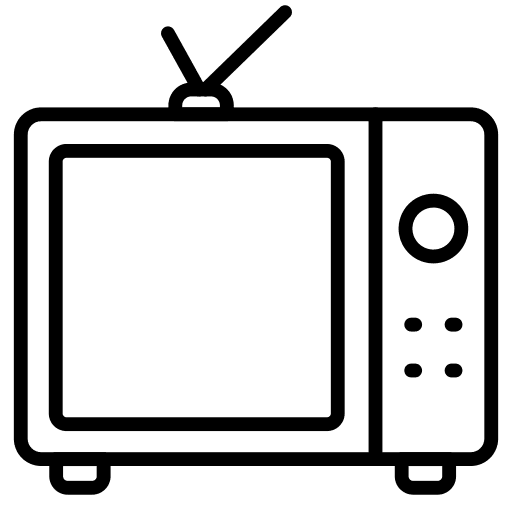 Television technology entertainment tv icon Television technology entertainment tv icon