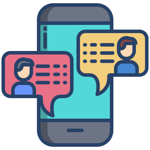 Phone smartphone conversation phone icon