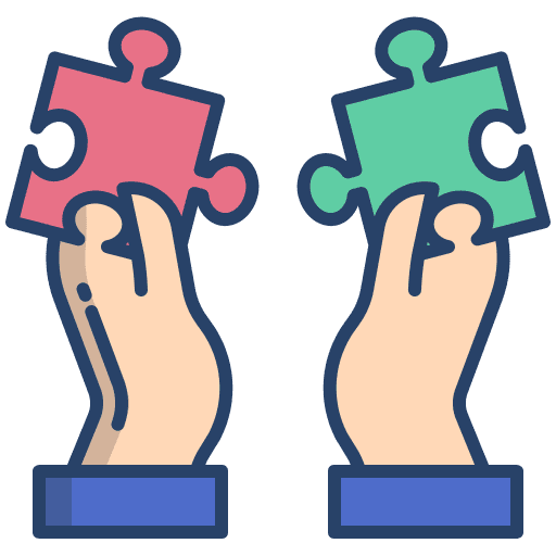 Problem solving synergy problem solving puzzle icon