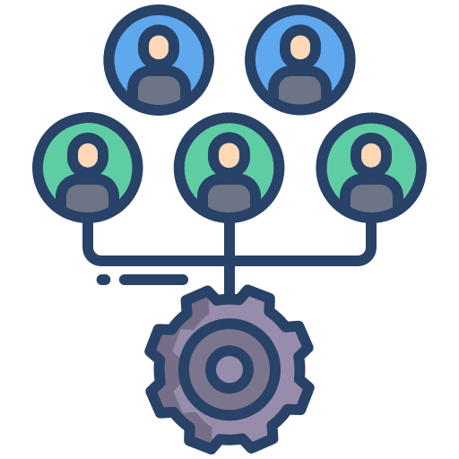 Teamwork organization sport team person icon