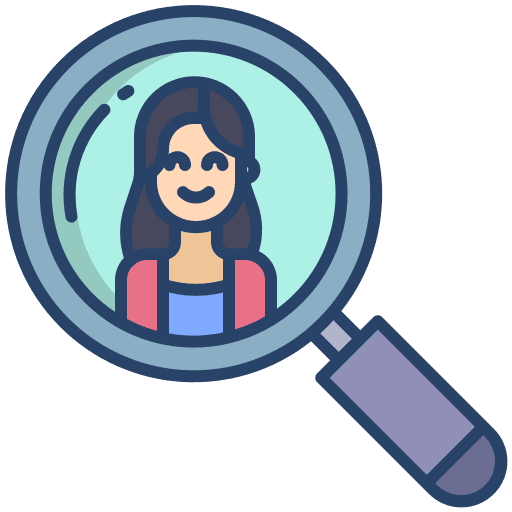Search search business employee icon