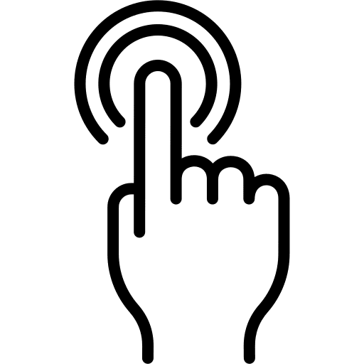 Double tap hands and gestures double tap hand icon