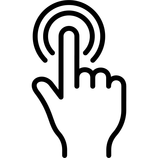 Double tap touch double tap to icon