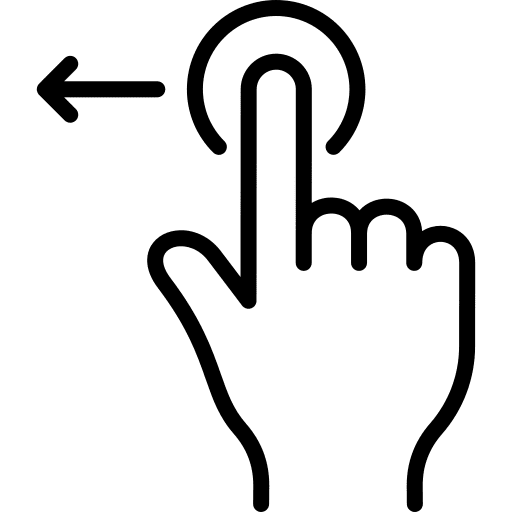 Hand hand cursor hands and gestures icon