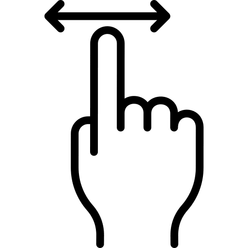 Scrolling drag gesture scroll icon Scrolling drag gesture scroll icon