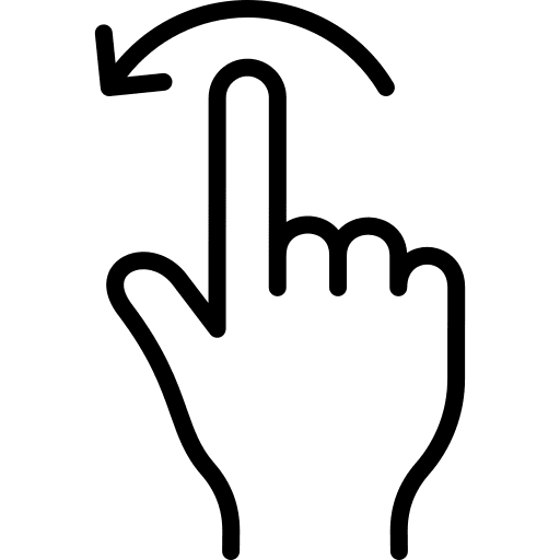 Swipe left gestures swipe left hand icon Swipe left gestures swipe left hand icon