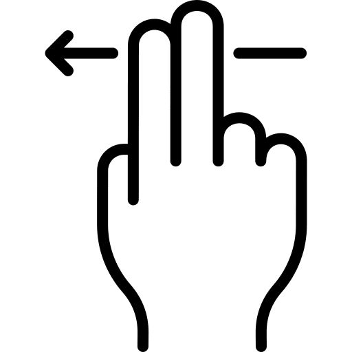 Swipe left hands and gestures hands swipe left icon Swipe left hands and gestures hands swipe left icon