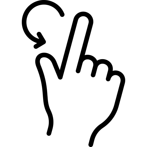 Rotate fingers gesture hand gestures icon Rotate fingers gesture hand gestures icon