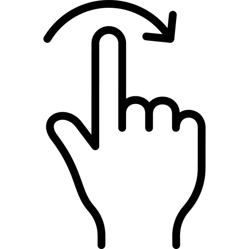 Swipe right hands and gestures swipe right finger icon Swipe right hands and gestures swipe right finger icon