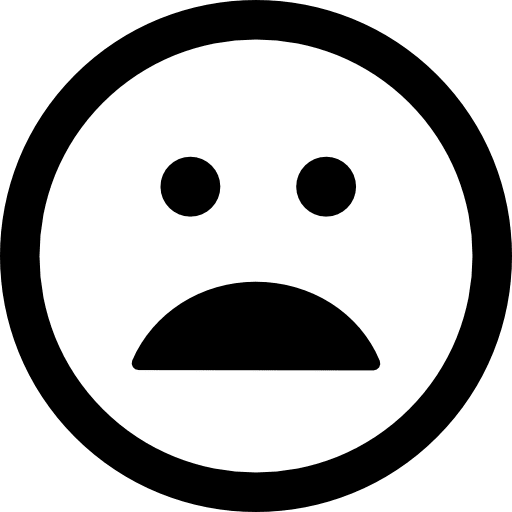 Disappointed emoticon face emoticons faces disappointment icon