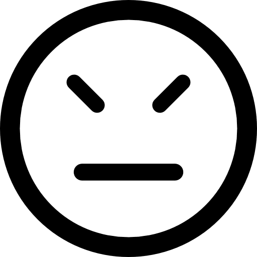 Emoticons face with straight mouth line and closed eyes faces emoticon emoticons icon