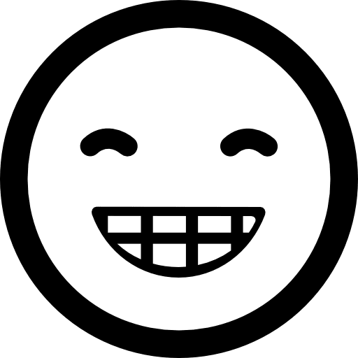 Happy emoticon smiley smiling happy icon