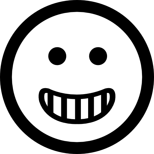 Happy smiling emoticon square face happy smile smiling icon