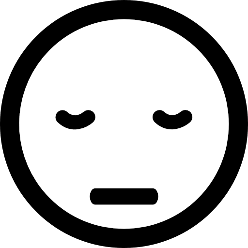 Sleepy emoticon square face emoticon sleepy emoticon square icon
