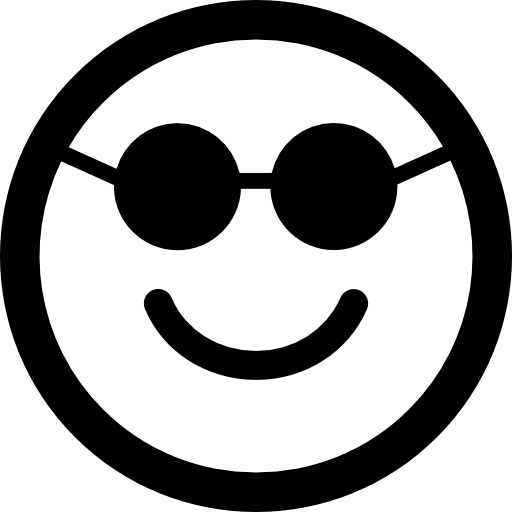 Emoticons square face with sunglasses emoticons sunglasses emoticons square icon