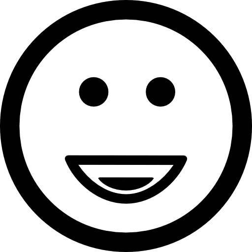 Smiley of square rounded face square smiley smiling icon