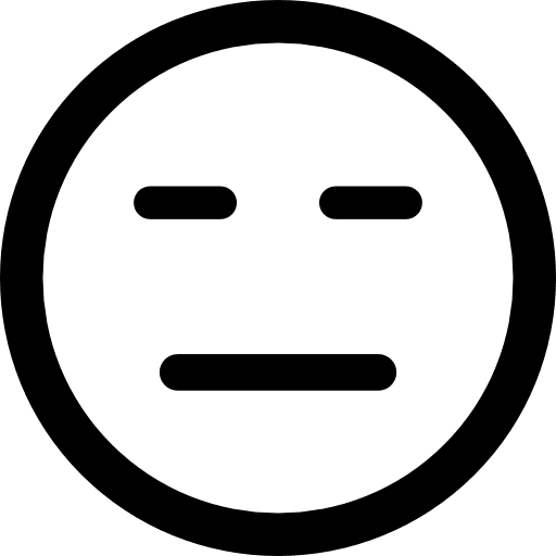 Emoticon square face with closed eyes and mouth of straight lines mouth square closed icon