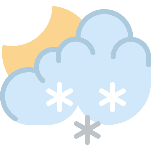 Snow snow winter moon icon