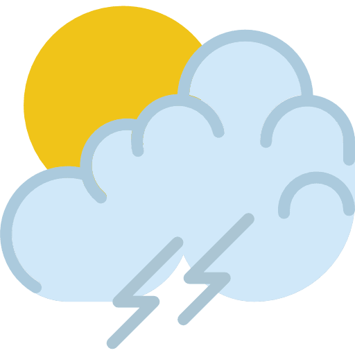 Storm weather sky rainy icon