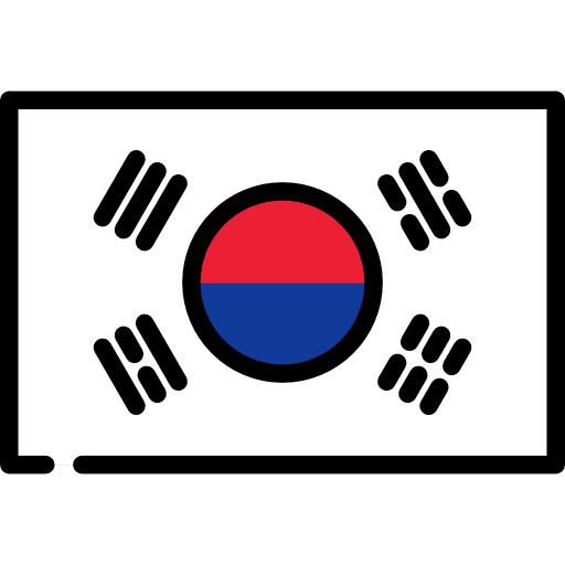 South korea flag korea flags icon