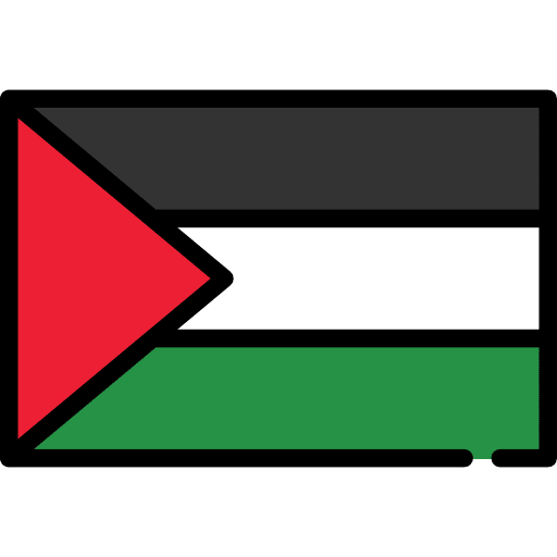 Palestine flags country nation icon
