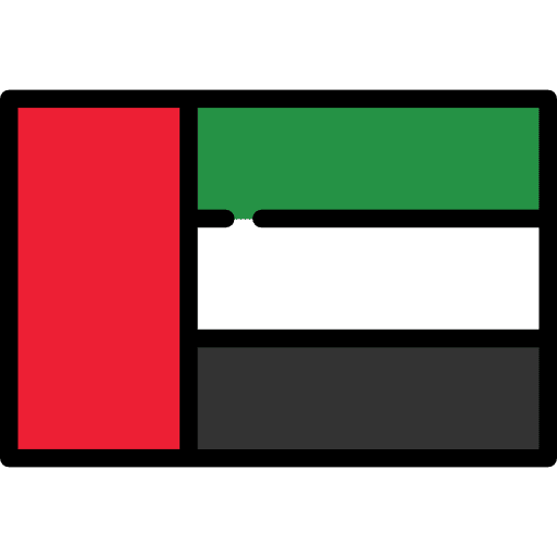 United arab emirates nation country flags icon