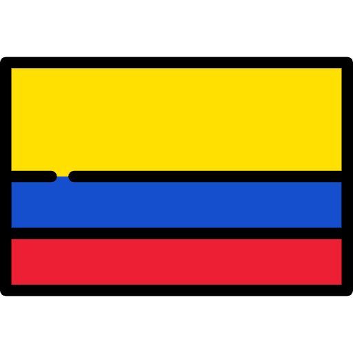 Colombia flags nation country icon