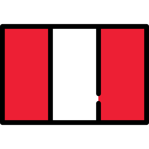 Peru flag peru nation icon