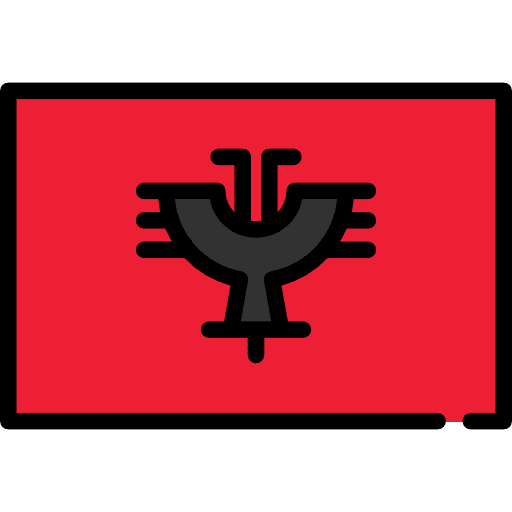 Albania albania country flags icon