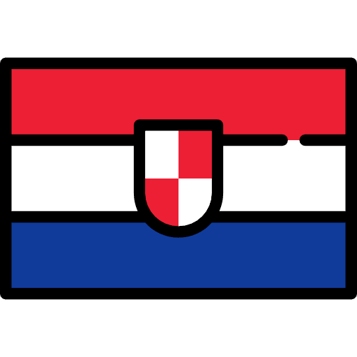 Croatia nation flags croatia icon