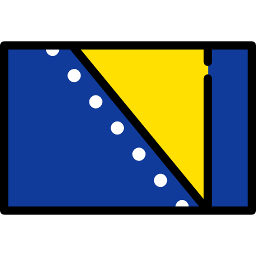 Bosnia and herzegovina nation flags country icon
