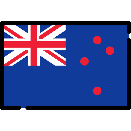 New zealand flags country nation icon