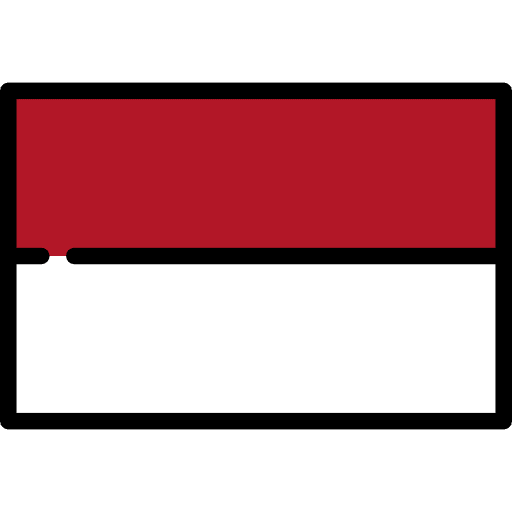 Indonesia nation indonesia flags icon