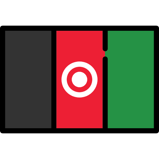 Afghanistan flag nation flags icon
