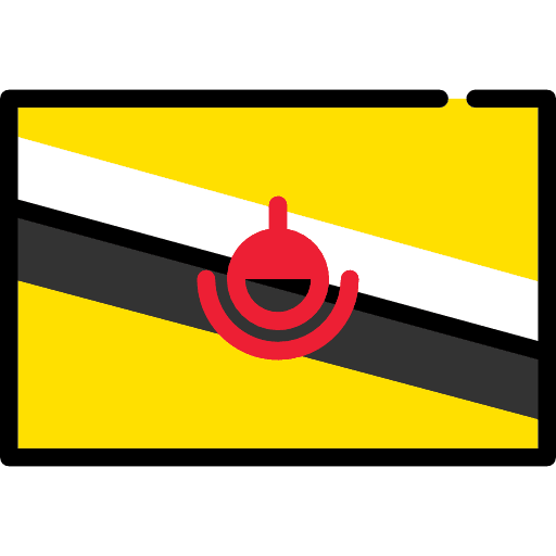Brunei brunei nation flags icon
