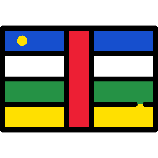 Central african republic country flags flag icon
