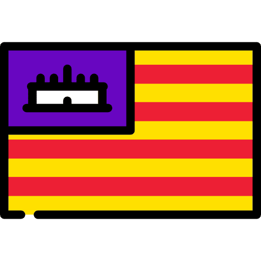 Balearic islands autonomous flag spain icon