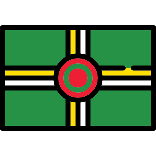 Dominica nation flags dominica icon